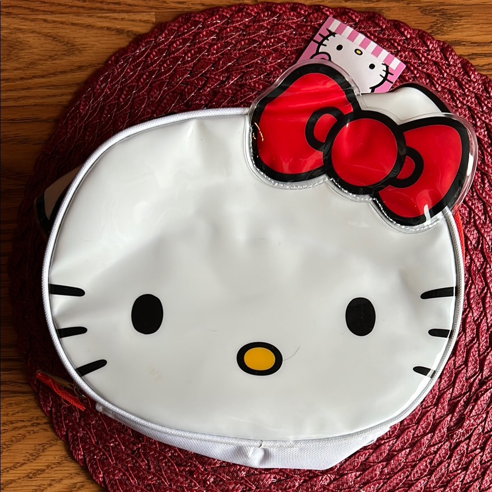 Hello Kitty White and Red Bag with Character Design